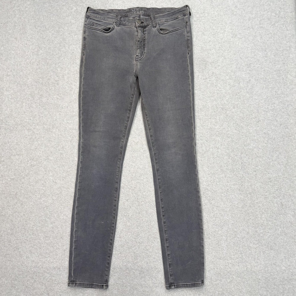 MIH Jeans Womens 31 Gray Bodycon 5 Pocket High Rise‎ Skinny Charcoal Wash